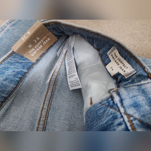 NWT Madewell Perfect VIntage Jeans Women's Size 24 Style MC489 - Picture 6 of 7